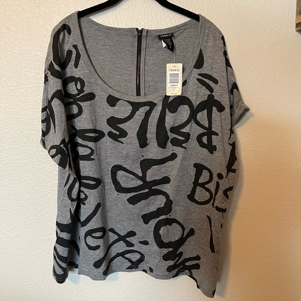 Torrid Graffiti Crop Top